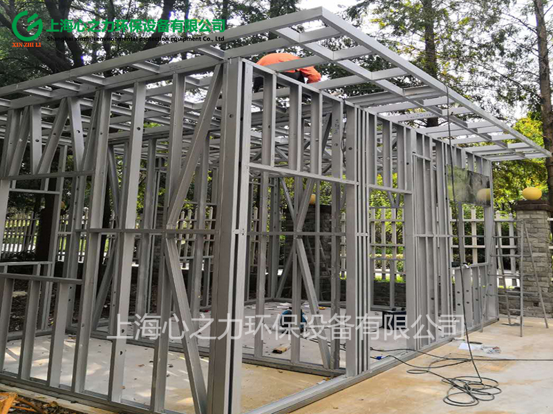 山西垃圾房現(xiàn)場安裝場景圖實拍